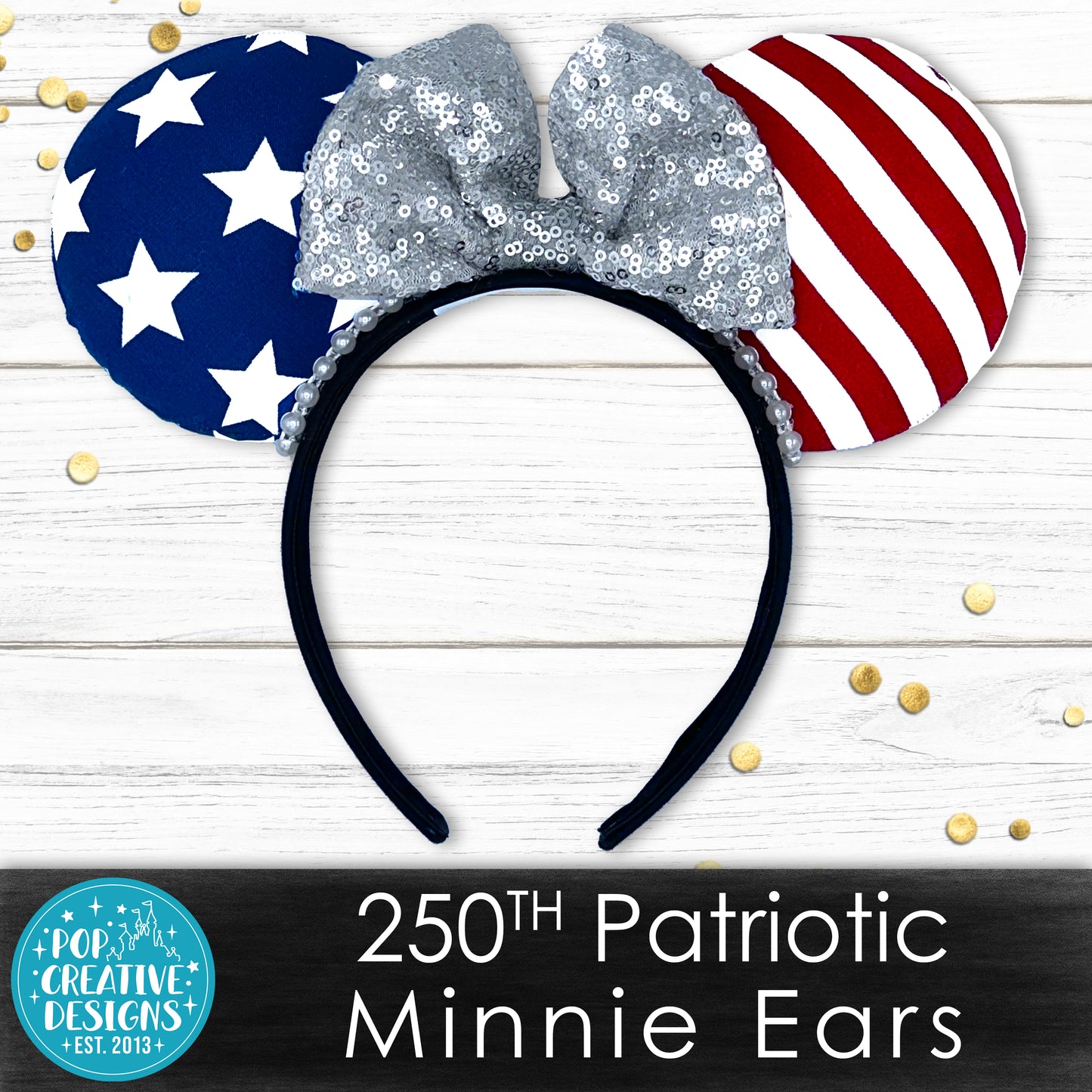 Patriotic Minnie Ears