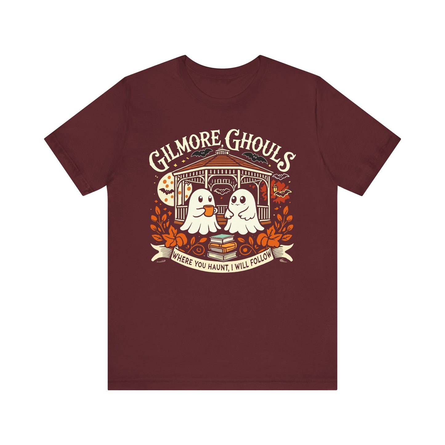 Ghouls of Gilmore Cozy Nature Design Tee – Unisex Jersey, Casual Wear, Gift for Nature Lovers, Outdoor Adventures, Relaxed Vibe, Eco-Friendly Fashion