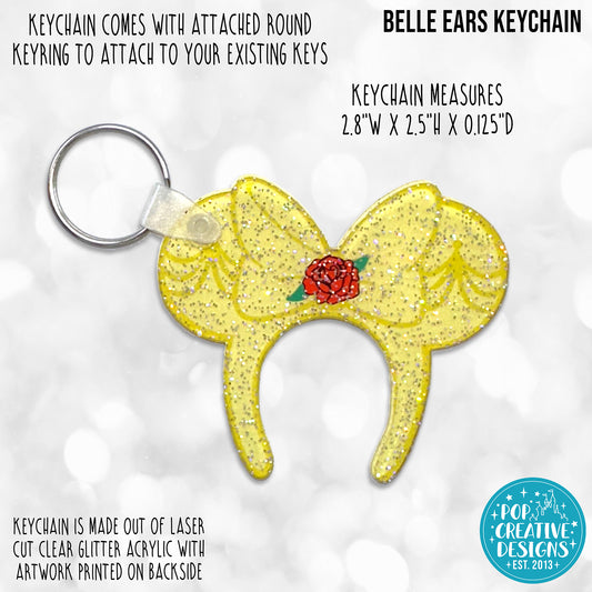 Belle Ears Keychain