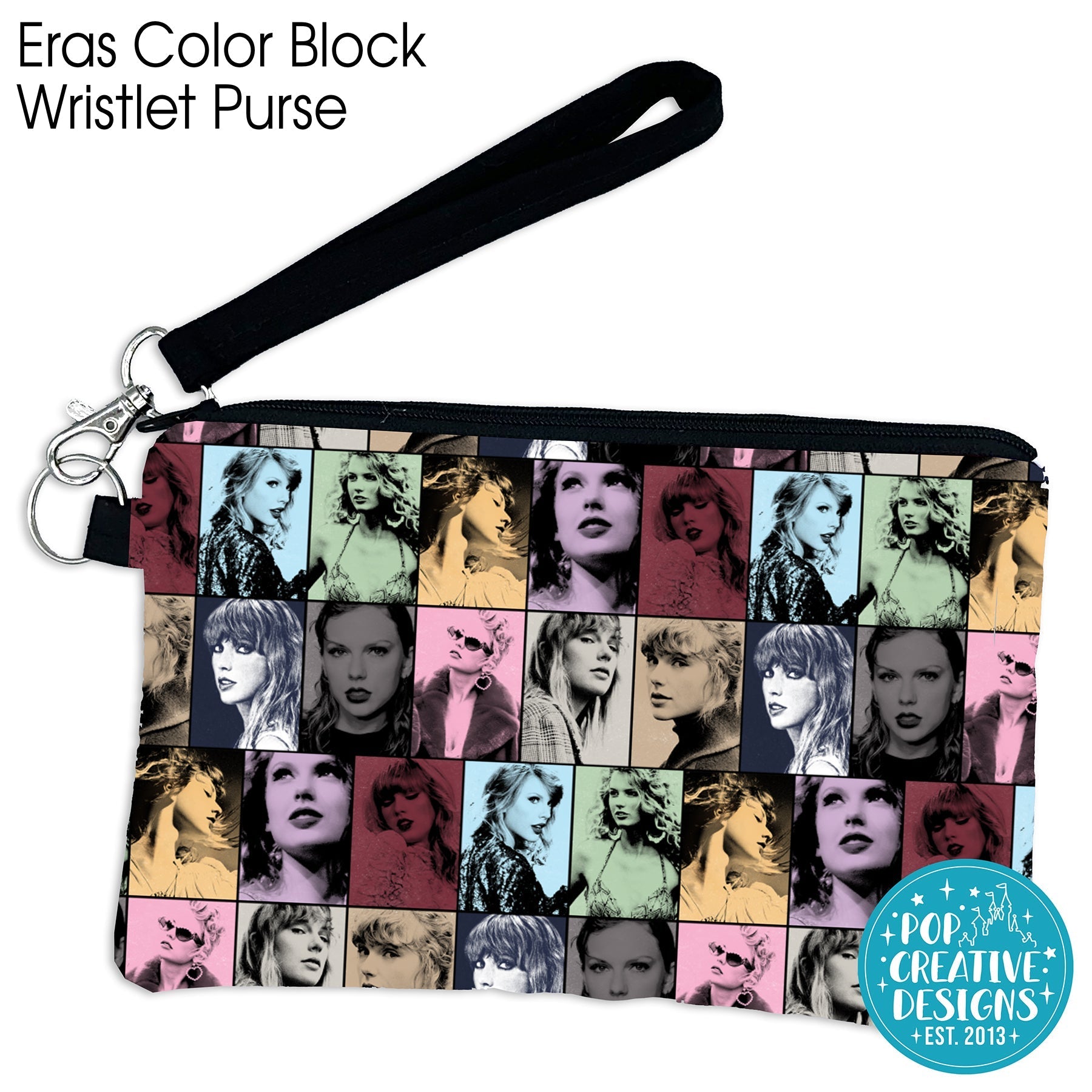 Tay Tay Color Block Wristlet Purse