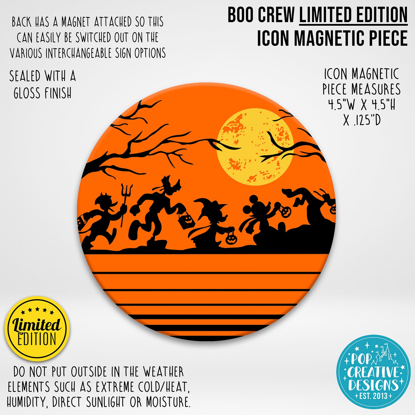 LIMITED EDITION Boo Crew Icon Magnetic Piece