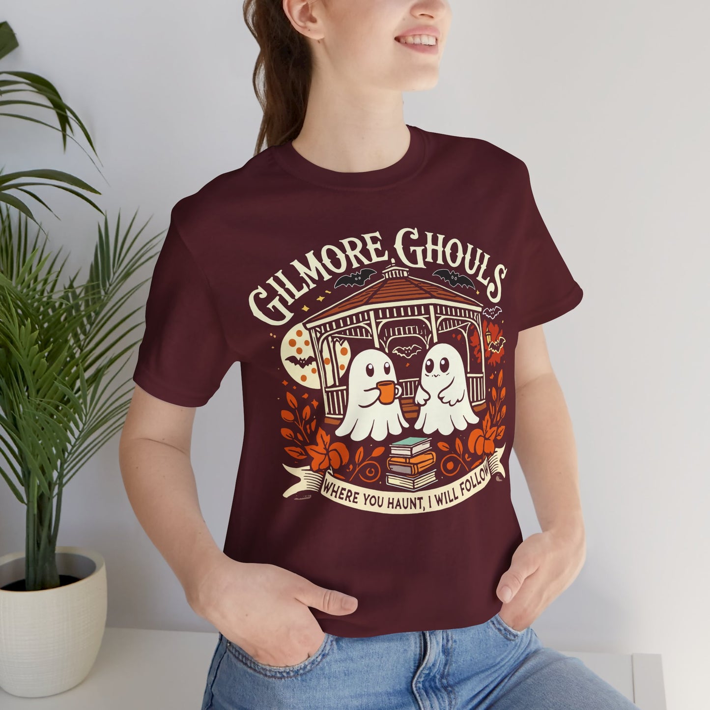Ghouls of Gilmore Cozy Nature Design Tee – Unisex Jersey, Casual Wear, Gift for Nature Lovers, Outdoor Adventures, Relaxed Vibe, Eco-Friendly Fashion
