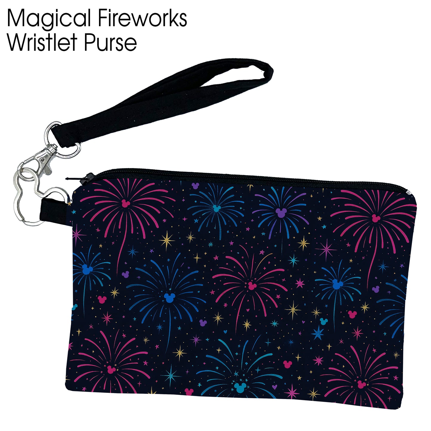Magical Fireworks Wristlet Purse