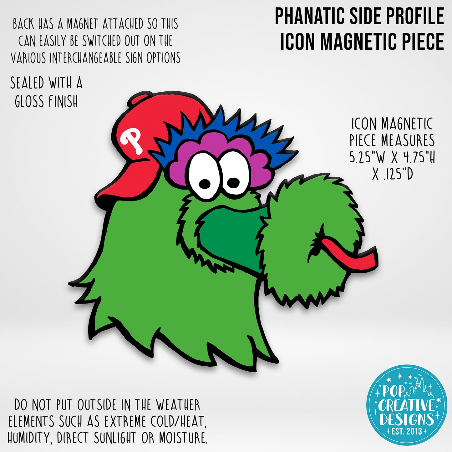 Phanatic Side Profile Icon Magnetic Piece