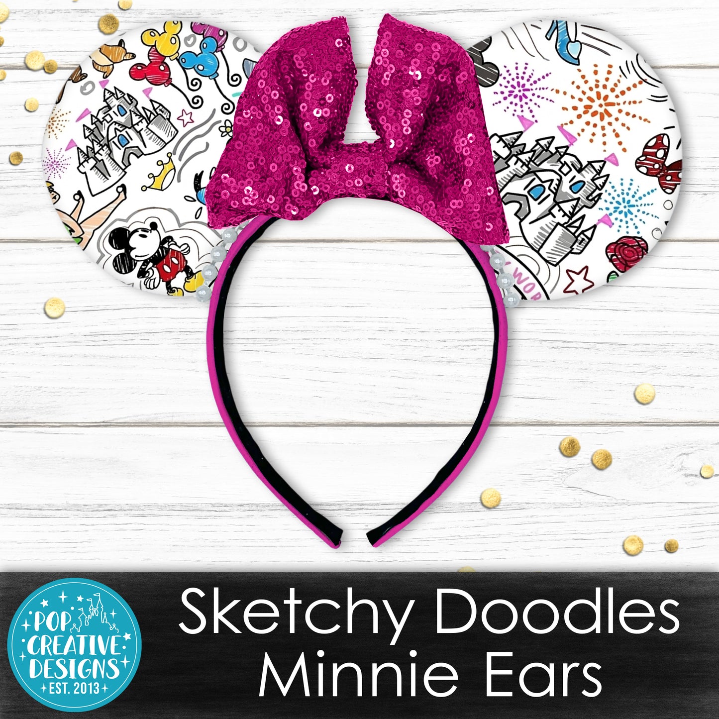 Sketchy Doodles Minnie Ears