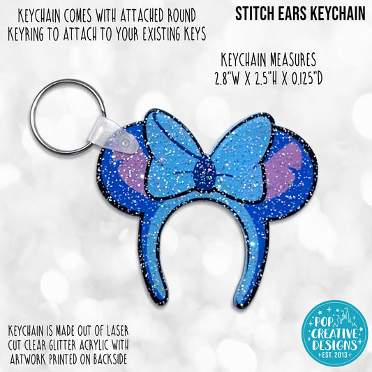 Stitch Ears Keychain