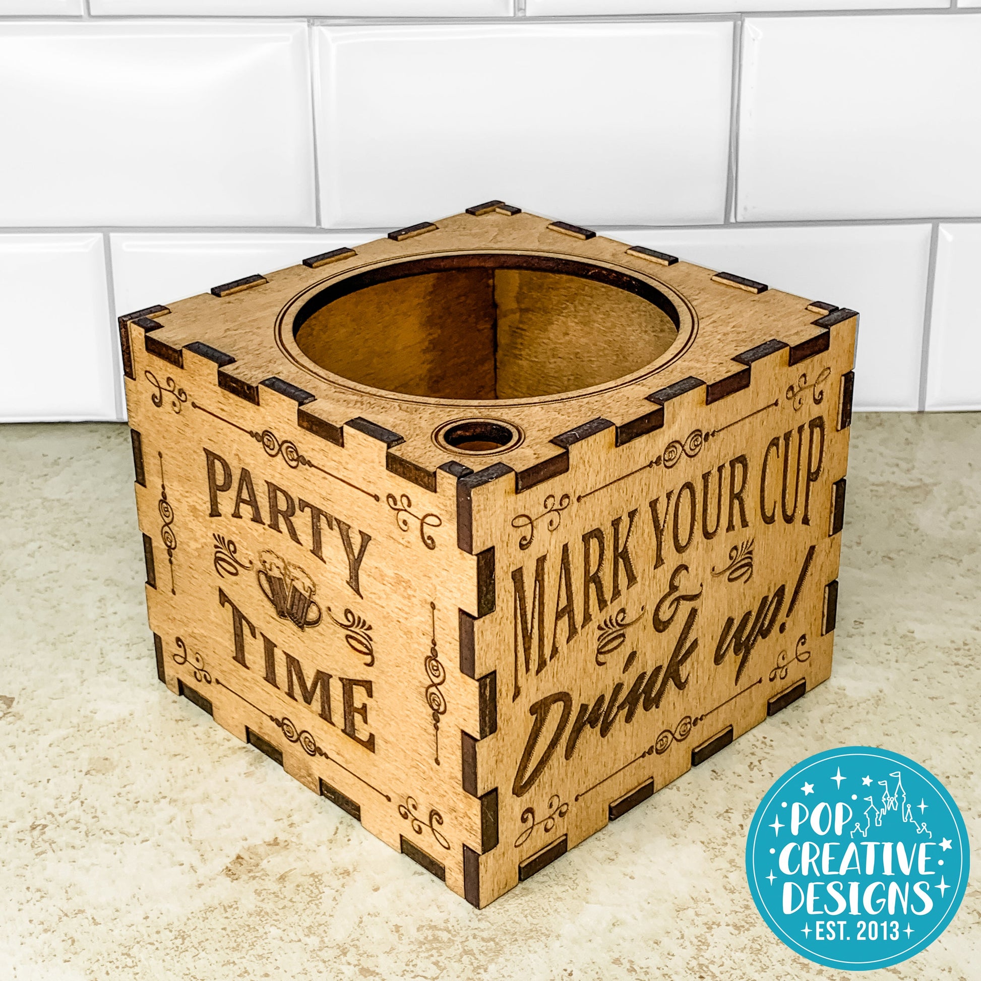 Party Time Mark Your Cup Holder