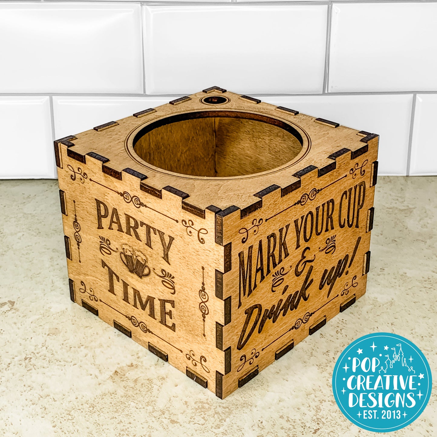 Party Time Mark Your Cup Holder