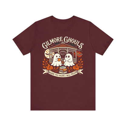 Ghouls of Gilmore Cozy Nature Design Tee – Unisex Jersey, Casual Wear, Gift for Nature Lovers, Outdoor Adventures, Relaxed Vibe, Eco-Friendly Fashion