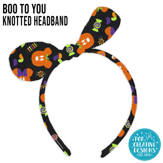 Boo To You Knotted Headband