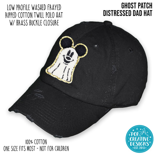 Ghost Patch Dad Hat