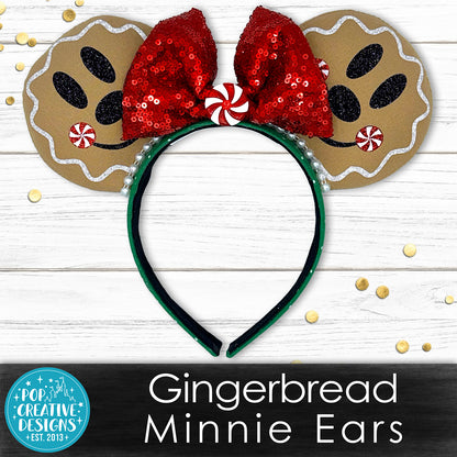 Gingerbread Minnie Ears