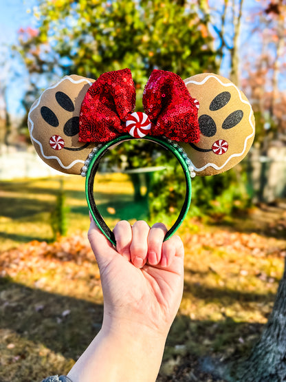 Gingerbread Minnie Ears