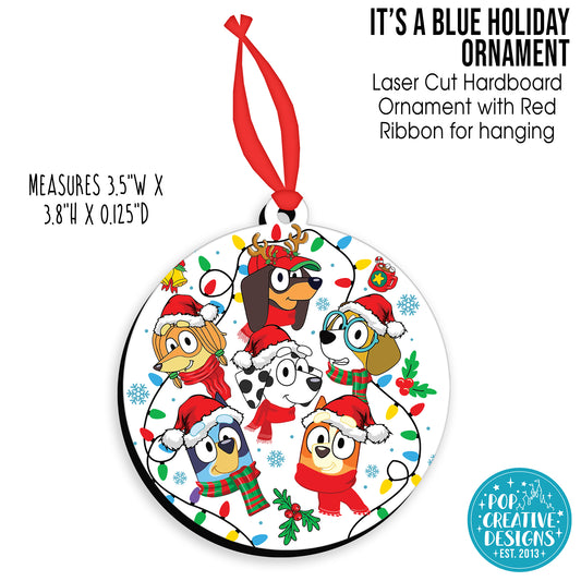 ***CLEARANCE*** It's A Blue Holiday Ornament