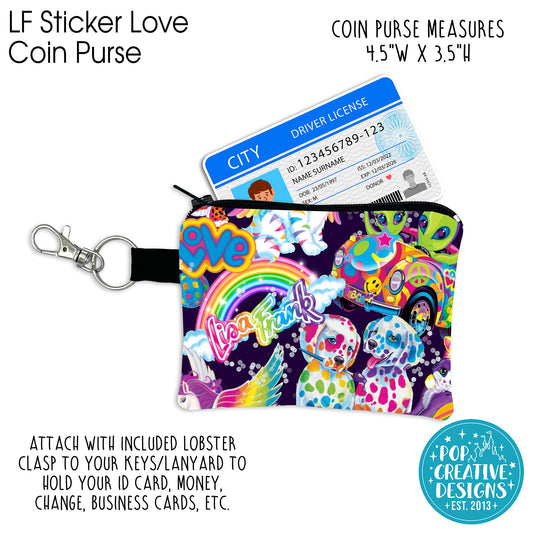 LF Sticker Love Coin Purse