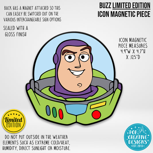 LIMITED EDITION Buzz Icon Magnetic Piece