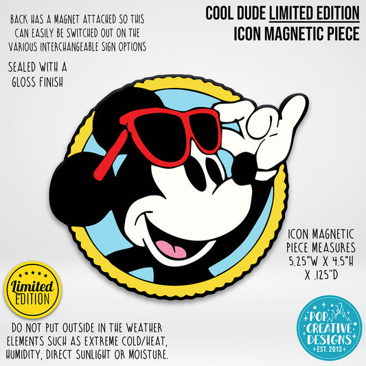 LIMITED EDITION Cool Dude Icon Magnetic Piece