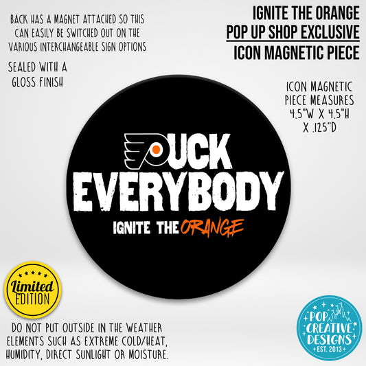 ***CLEARANCE ITEM*** Ignite the Orange Icon Magnetic Piece