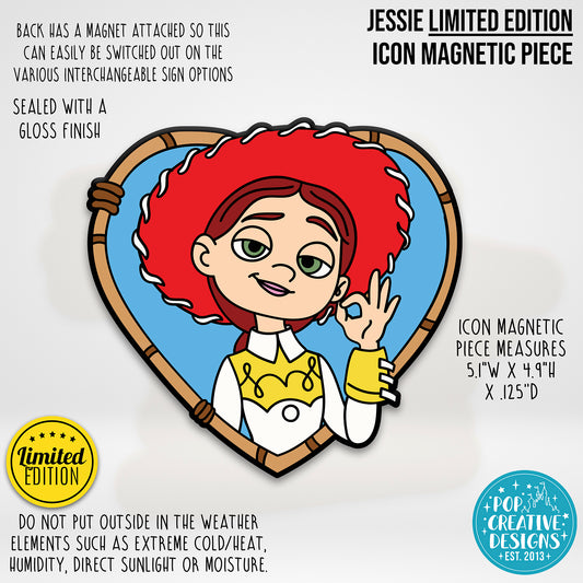 LIMITED EDITION Jessie Icon Magnetic Piece