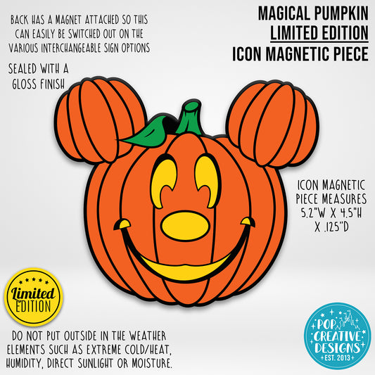 LIMITED EDITION Magical Pumpkin Spice Icon Magnetic Piece