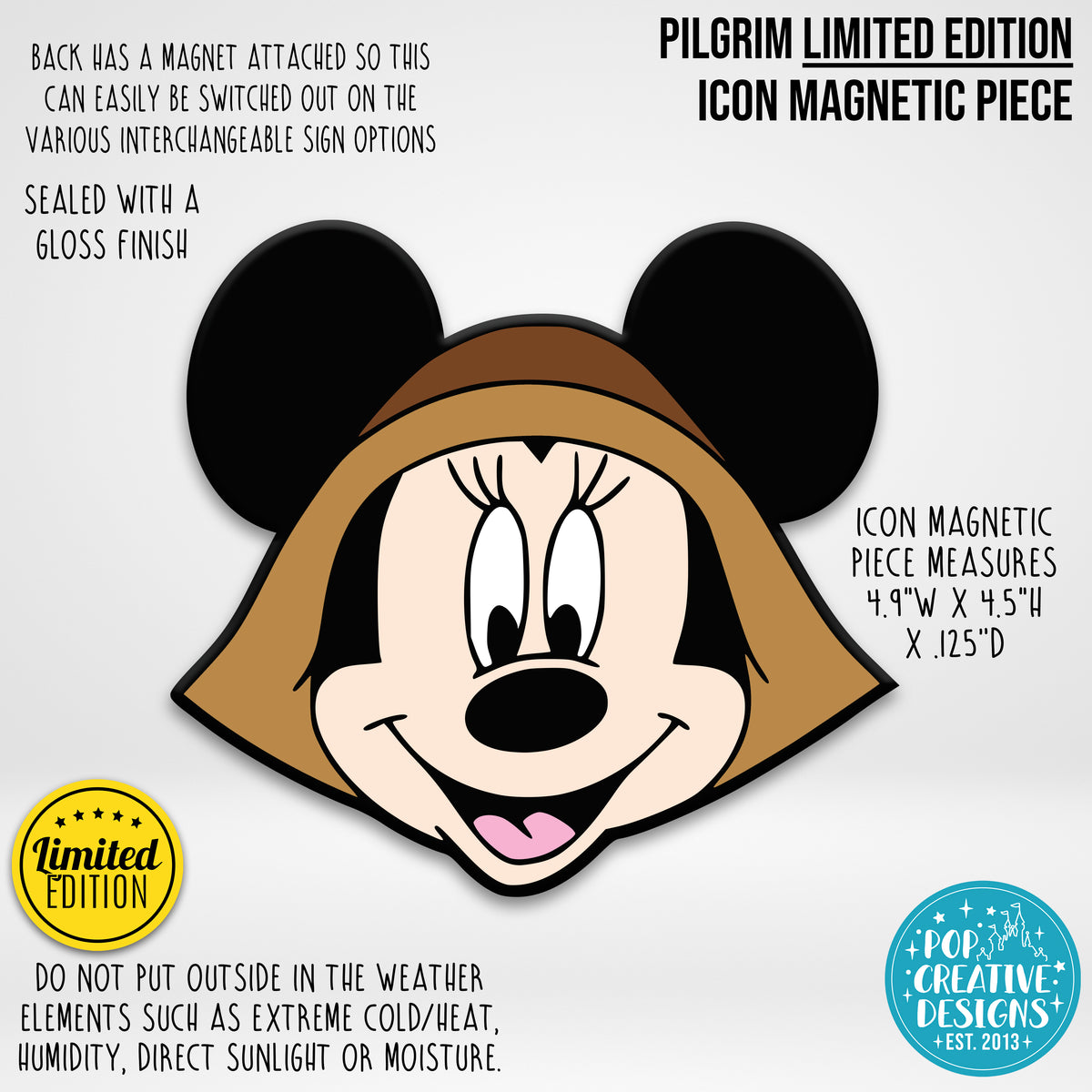 LIMITED EDITION Pilgrim Icon Magnetic Piece