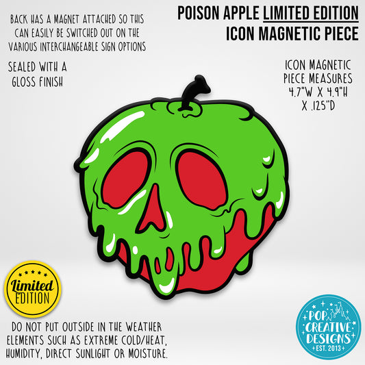 LIMITED EDITION Poison Apple Icon Magnetic Piece
