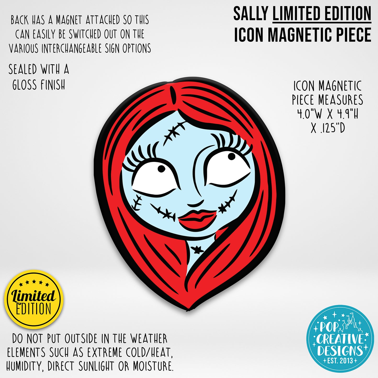 LIMITED EDITION Sally Icon Magnetic Piece