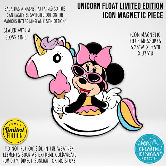 LIMITED EDITION Unicorn Float Icon Magnetic Piece
