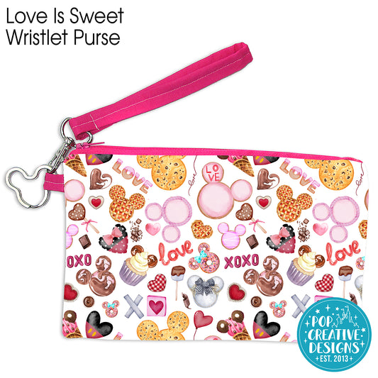 Love Is Sweet Wristlet Purse