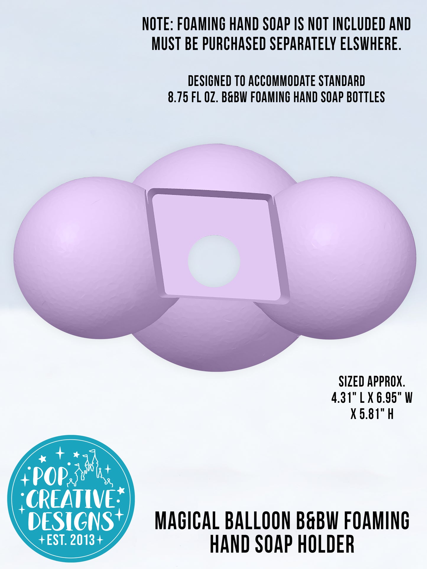 Magical Balloon Foaming Hand Soap Holder OR Desk Organizer | Theme Park Inspired Home Decor
