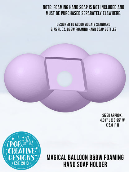 Magical Balloon Foaming Hand Soap Holder OR Desk Organizer | Theme Park Inspired Home Decor