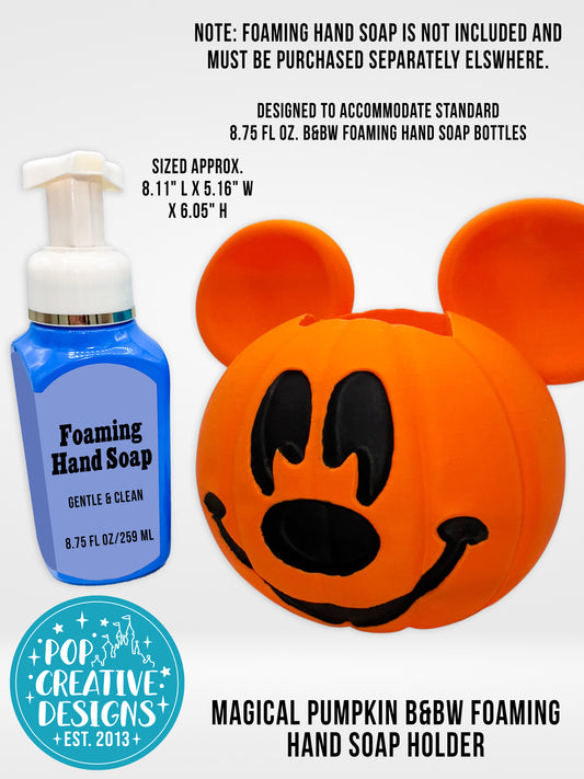 🎃 Magical Pumpkin Foaming Hand Soap Holder | Fall Bathroom & Kitchen Decor