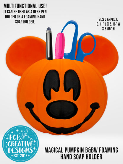 🎃 Magical Pumpkin Foaming Hand Soap Holder | Fall Bathroom & Kitchen Decor