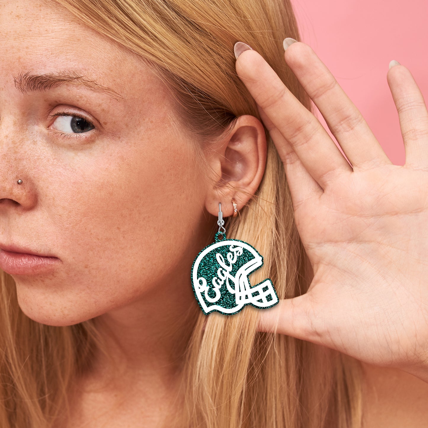 Philly Football Dangle Earrings