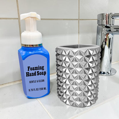 Spaceship Earth B&BW Foaming Hand Soap Holder OR Desk Organizer | Spaceship Earth Soap Holder
