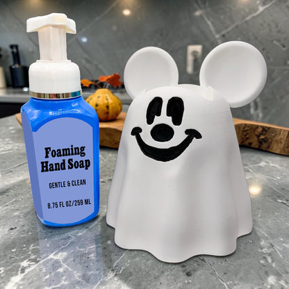 👻 Magical Ghost Foaming Hand Soap Holder | Halloween Bathroom & Kitchen Decor