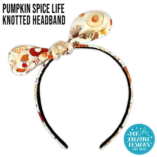 Pumpkin Spice Life Knotted Headband