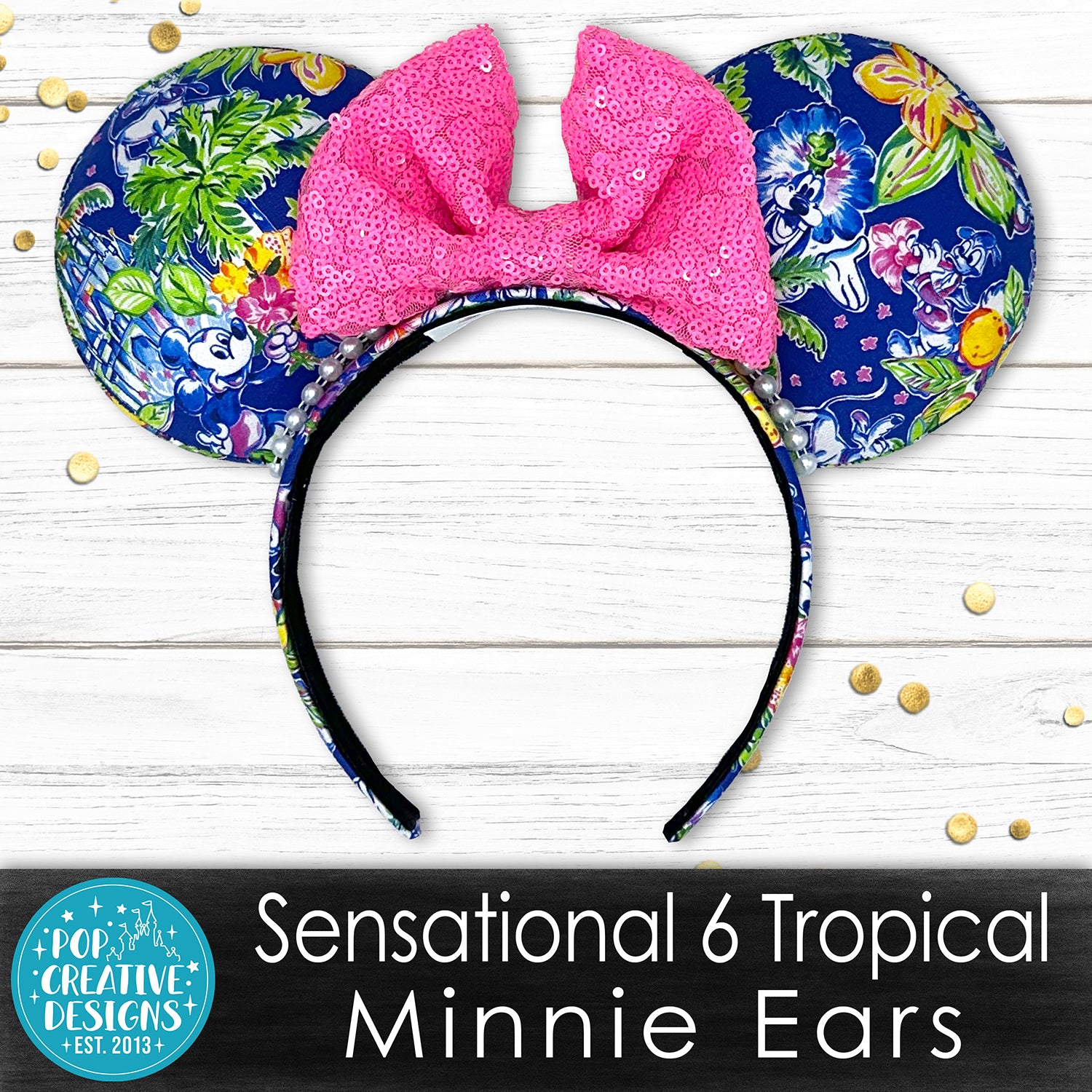 Sensational 6 Tropic Minnie Ears