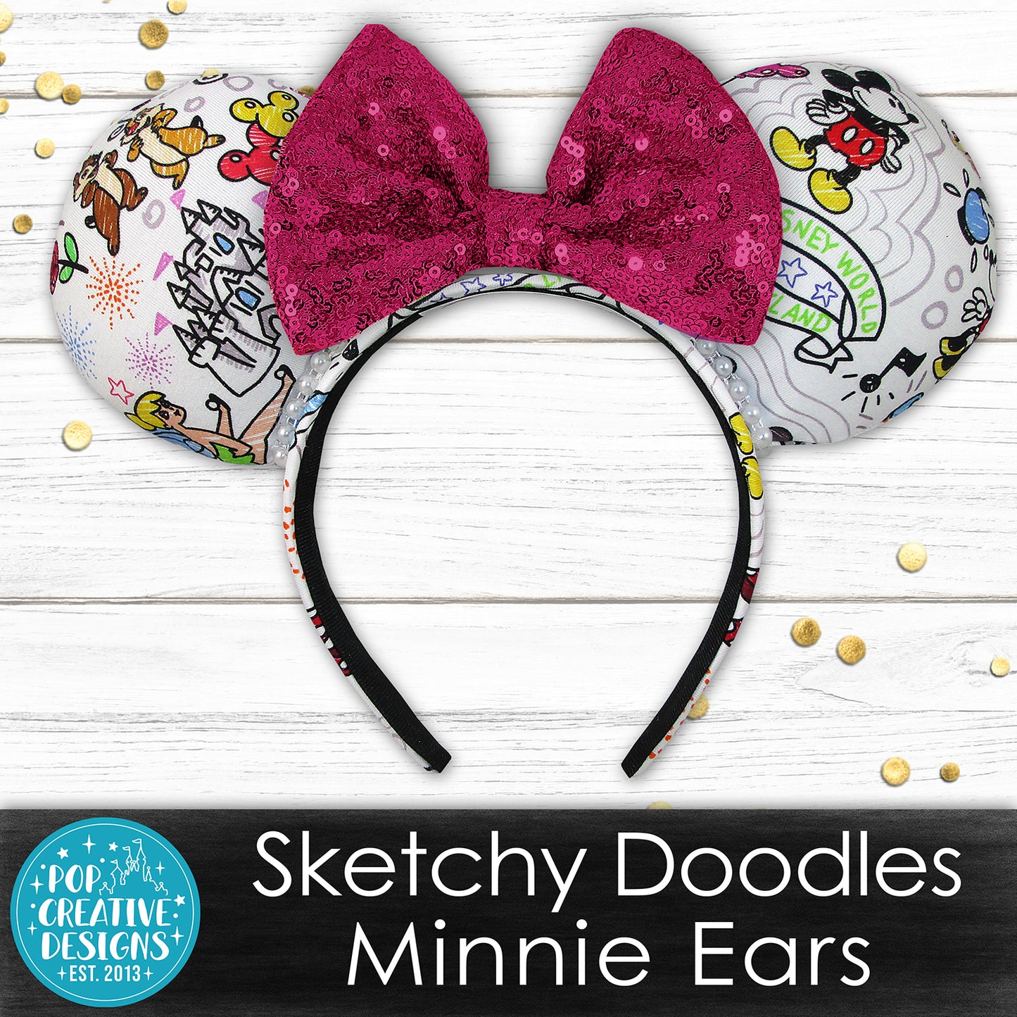 Sketchy Doodles Minnie Ears