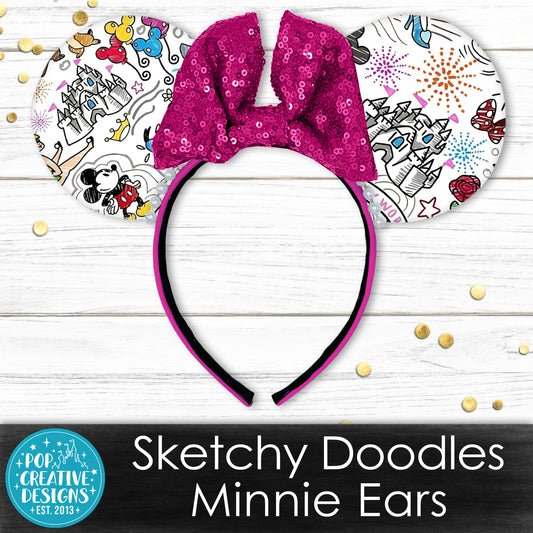 Sketchy Doodles Minnie Ears