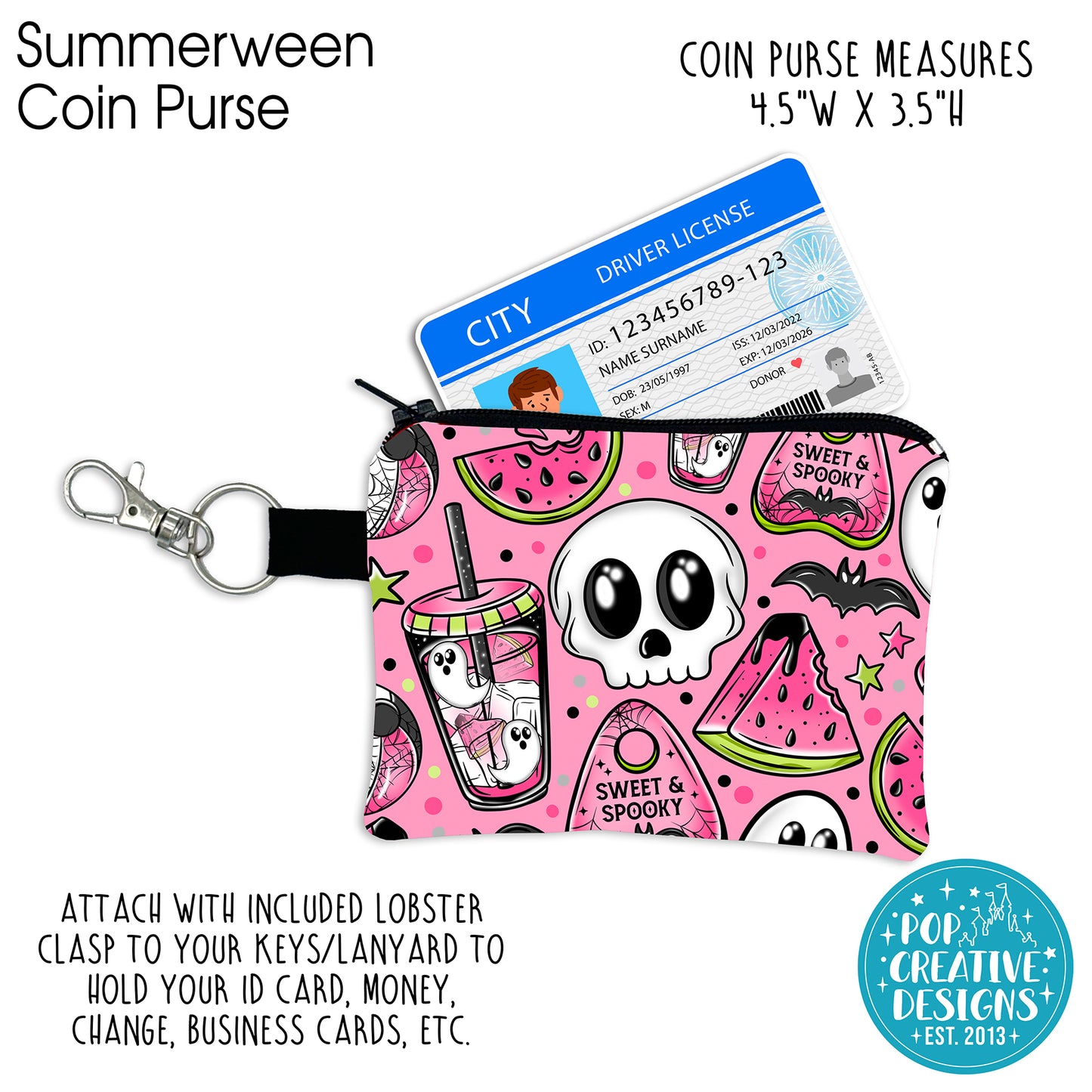 Summerween Coin Purse