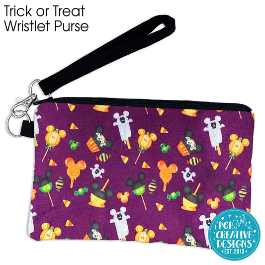 Trick or Treat Wristlet Purse
