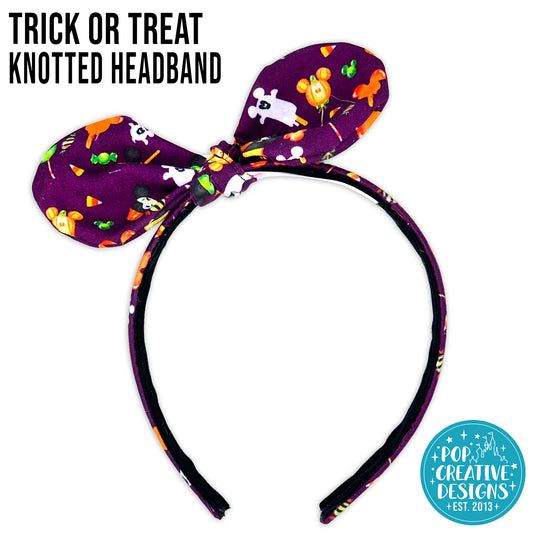 Trick or Treat Knotted Headband