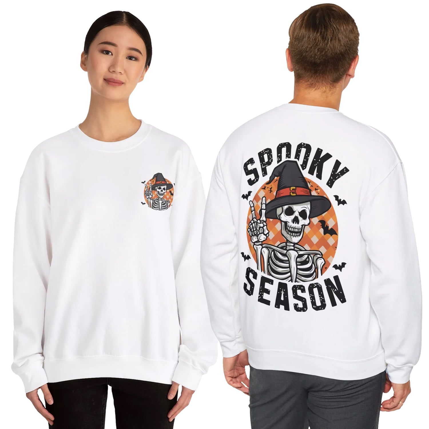 Witch Spooky Season Unisex Heavy Blend™ Crewneck Sweatshirt