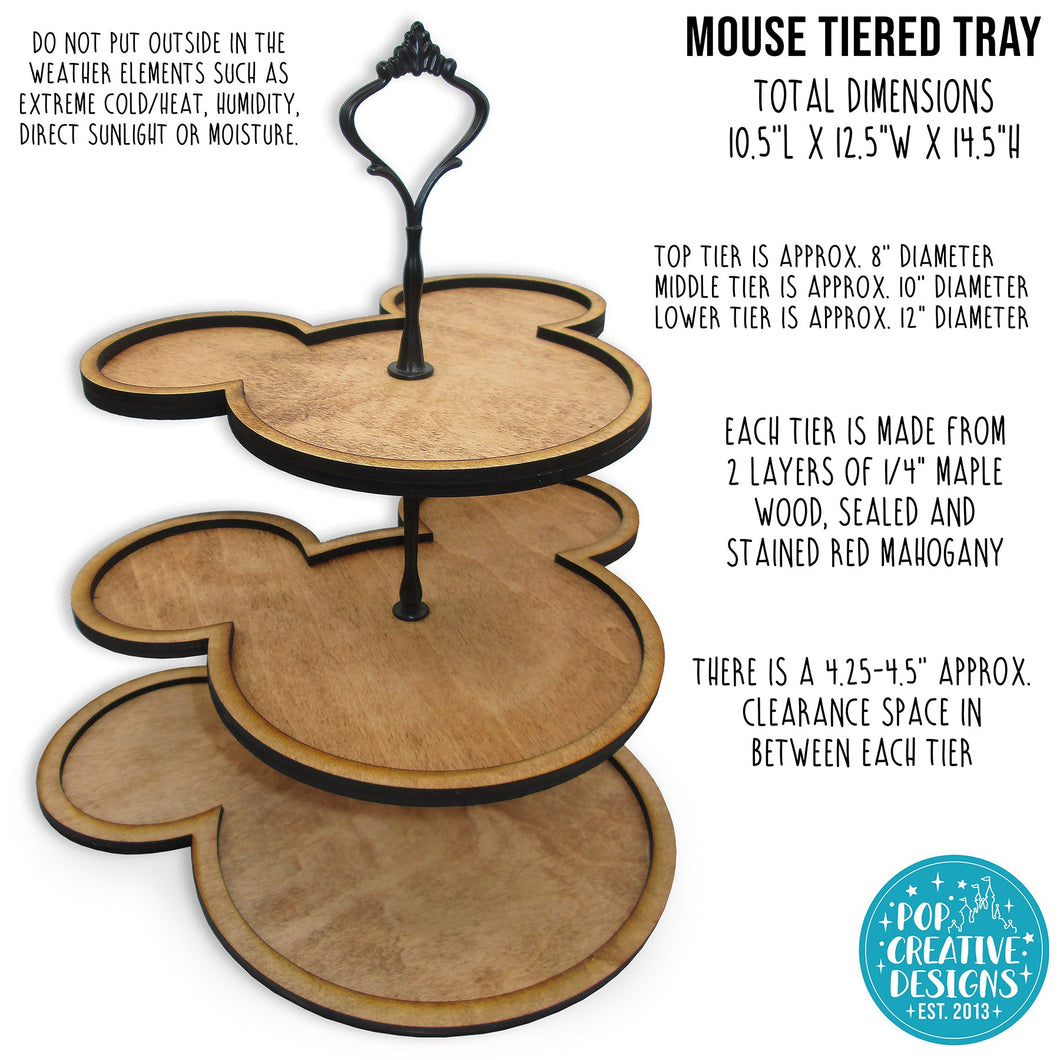 Mouse Tiered Tray - FREE SHIPPING