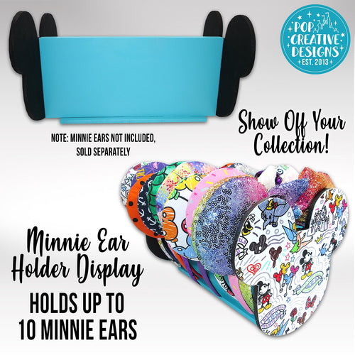 Sketchy Doodles White Minnie Ear Holder Display - FREE SHIPPING